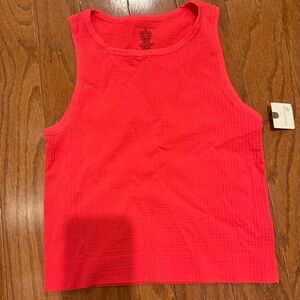 NWT Adorable and Flattering Anthropologie Vibrant Red Tank Top